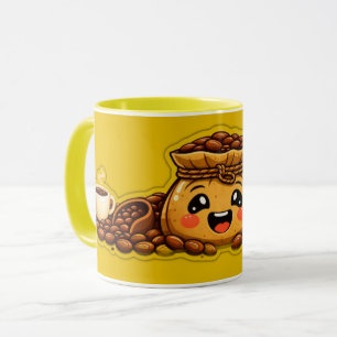 Mug Sac à Café Mignon TASSE Haricots Café Kawaii