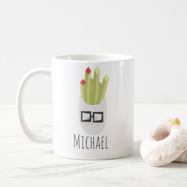Mug Sac de frites mignon dessin animé  (Avec donut)