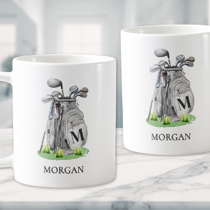Mug Sac de golf à monogramme