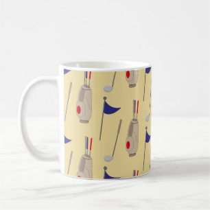 Mug Sac de golf avec sac club de golf et fer à repasse