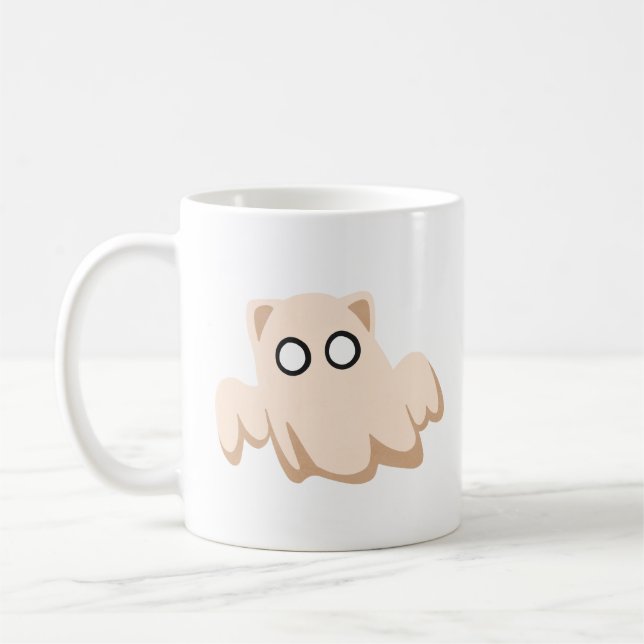 Mug Sac fourre-tout de costume de fantôme de chat d'Ha (Gauche)
