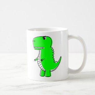 Mug Sac fourre-tout Dessin Dinosaure Vert