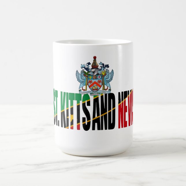 Mug Sac transparent St. Kitts | Caraïbes | Prêt pour l (Centre)