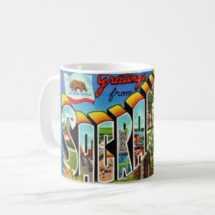 Mug Sacramento CA couleur vintage
