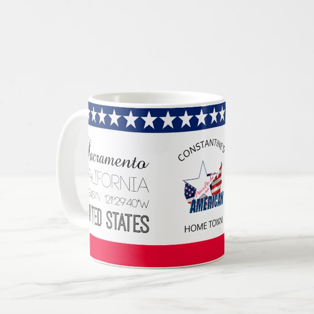 Mug Sacramento, Californie, États-Unis (Devant gauche)