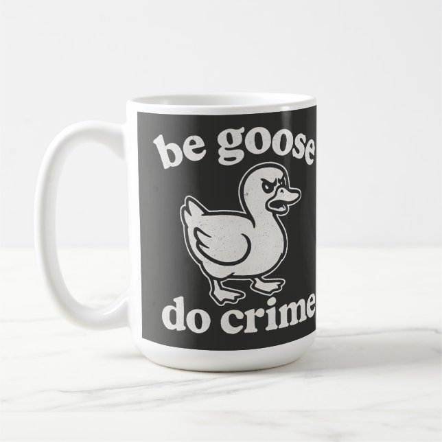 Mug Sacré Dindon Fais Crime Chaos Dindon DesignTote (Gauche)