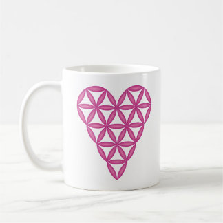 Mug Sacred Heart - Coeur de vie, 3D/Purple 01.
