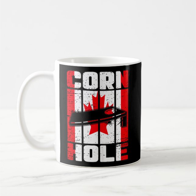 Mug Sacs de table de Cornhole Drapeau du Canada Hommes (Gauche)