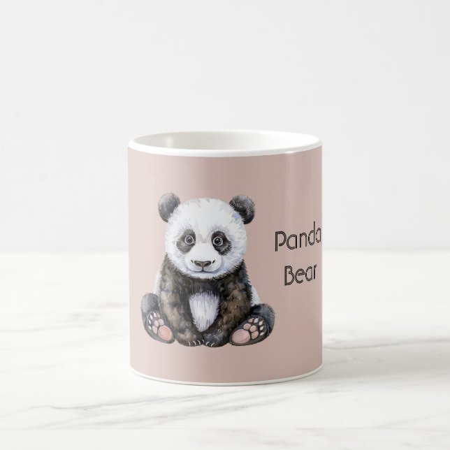 Mug Safari Panda Ours Noir Blanc (Centre)