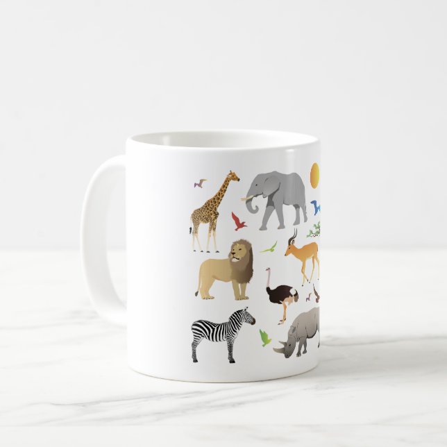 Mug Safari Savanna Animals (Devant gauche)