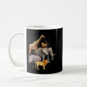 Mug Safari Squad Africain Safari Animaux Drôle Zoo Ani