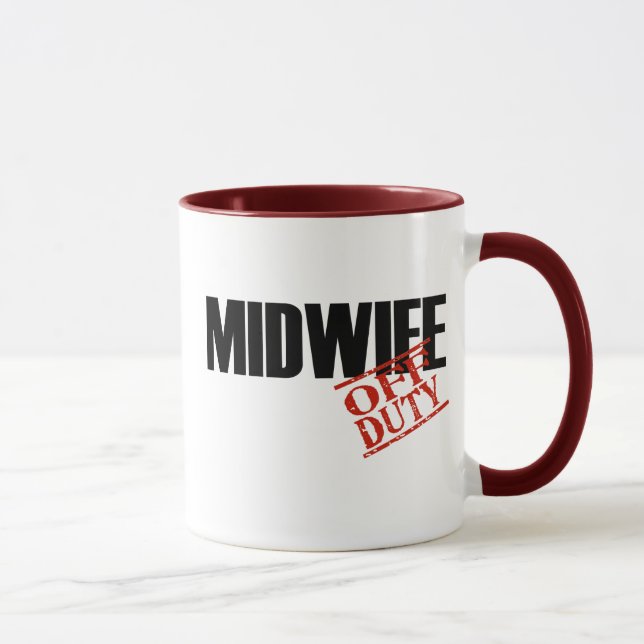 MUG SAGE-FEMME QUI N'EST PAS DE SERVICE (Droite)