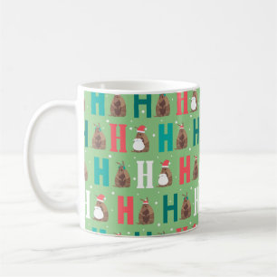 Mug Sage Green Ho Ho Ho Armadillo