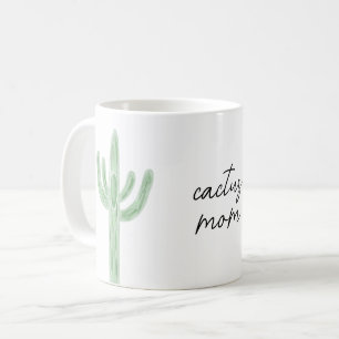 Mug Sage Green Saguaro Cactus Maman Aquarelle