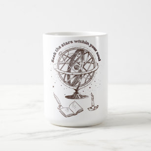 Mug Sagesse de l'âme céleste Sphère armillaire vinta