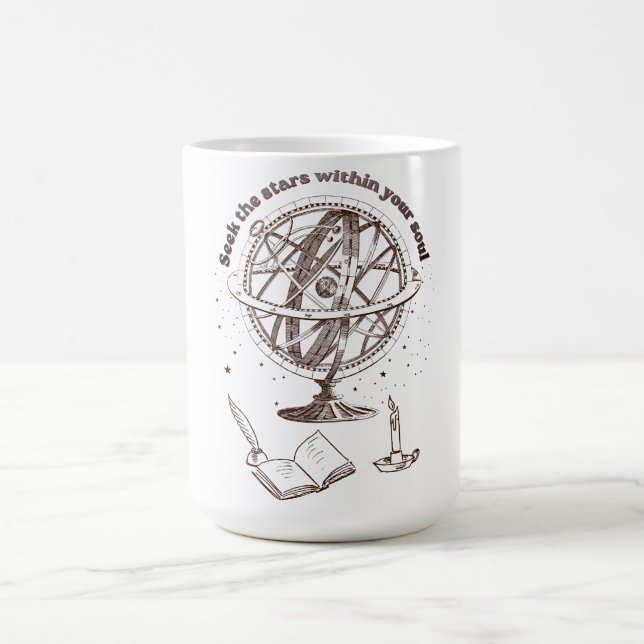 Mug Sagesse de l'âme céleste | Sphère armillaire vinta (Centre)