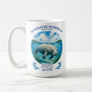 Mug Sagesse du lamantin sous la mer tropicale