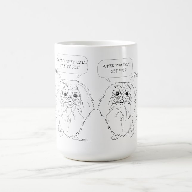 Mug Sagesse et esprit de Pékinois (Centre)