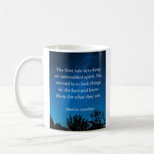 Mug Sagesse stoïque : Gardez un Esprit non troublé, Fa