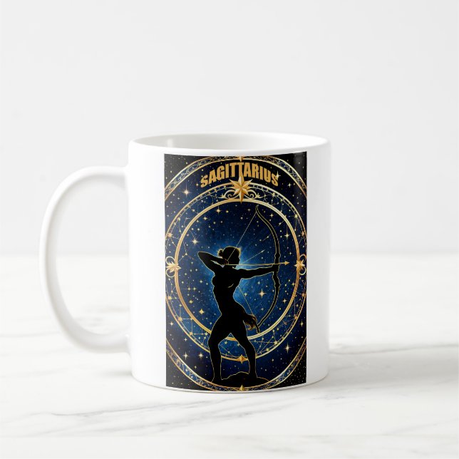 Mug Sagitarius signe astrologique (Gauche)