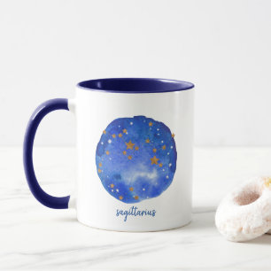 Mug Sagittaire Aquarelle Ciel Constellation Zodiaque