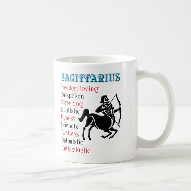Mug Sagittaire Horoscope Symbole zodiaque (Droite)