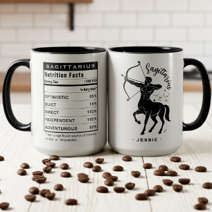 Mug Sagittaire Signe du zodiaque Astrologie Nutrition 