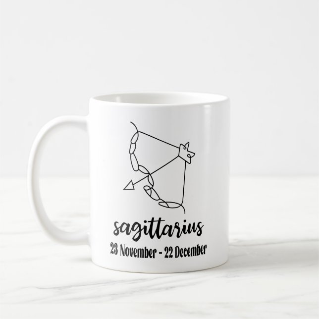 Mug Sagittaire, Signes zodiaques (Gauche)