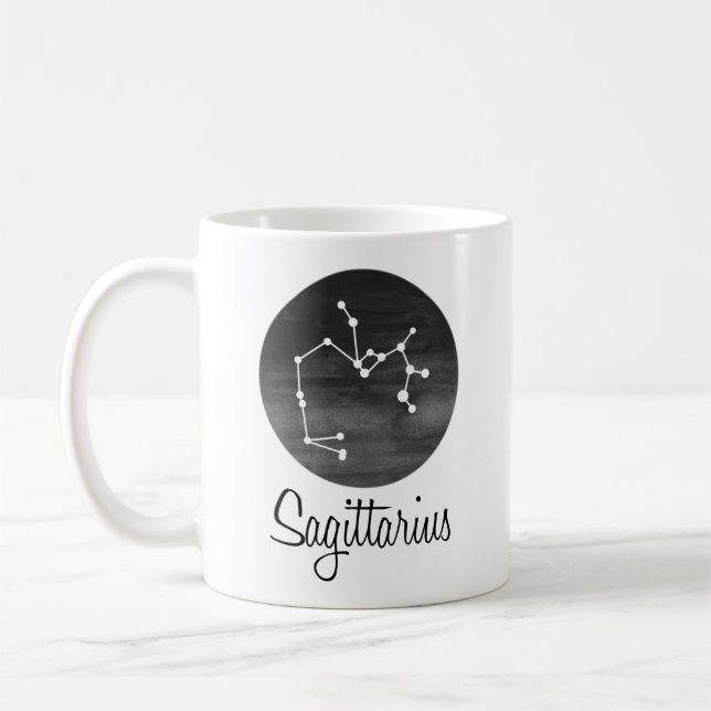 Mug Sagittarius Sign, Constellation, Zodiaque (Gauche)