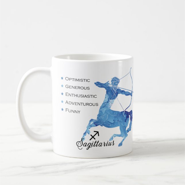 Mug Sagittarius Zodiac Traits Musique (Gauche)