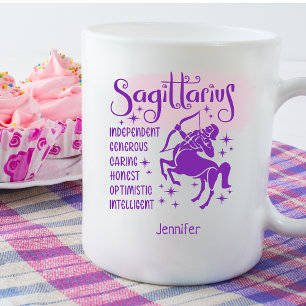 Mug Sagittarius Zodiac Traits Personnalisés Horoscope