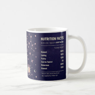 Mug Sagittarius zodiaque horoscope drôle faits nutriti