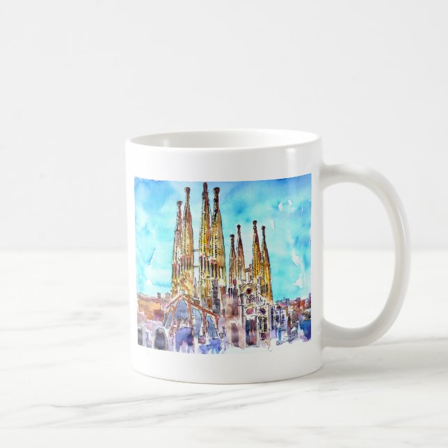 Mug Sagrada Familia Barcelone (Droite)