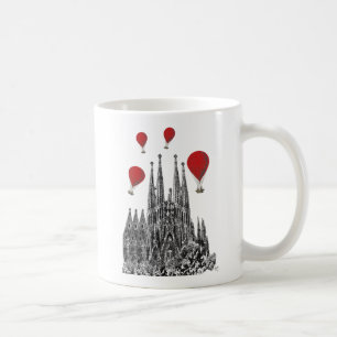 Mug Sagrada Familia et Ballons Red Hot Air