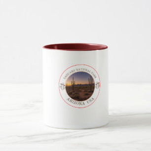 Mug Saguaro Parc national Arizona Désert Coucher d