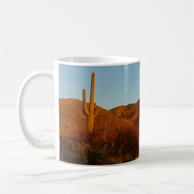 Mug Saguaro Sunset I Arizona Désert Paysage (Gauche)