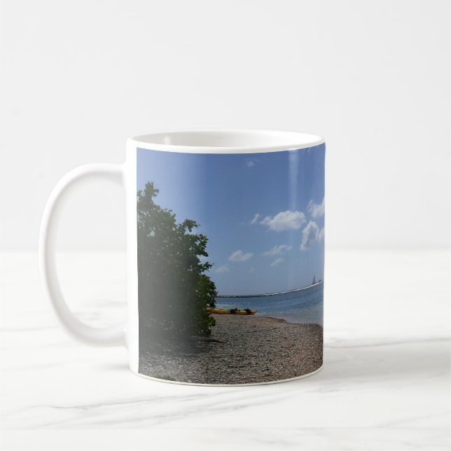 Mug Sailboat à la distance de St Thomas (Gauche)