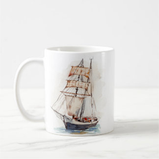 Mug Sailboat . Veleiro