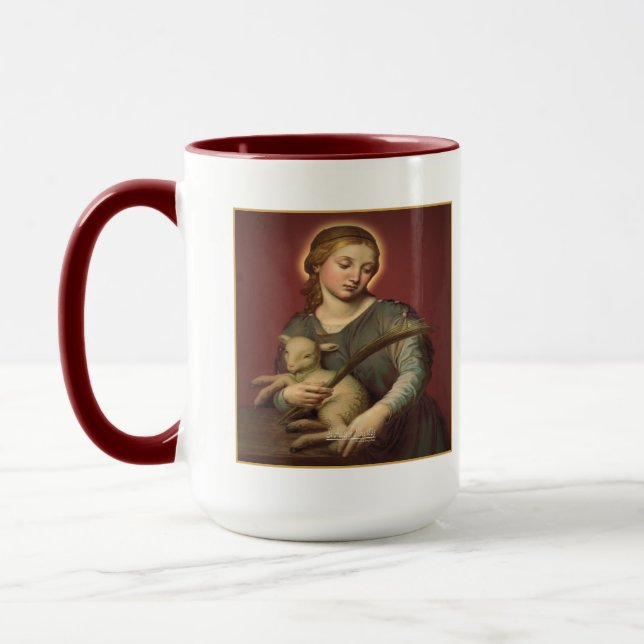 Mug Saint-Agnès de Rome (Gauche)