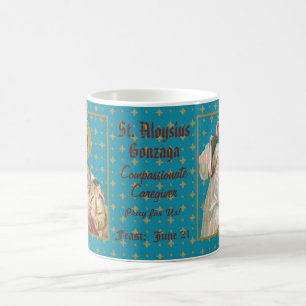 Mug Saint Alphonse de Gonzague & Victime de la Peste (