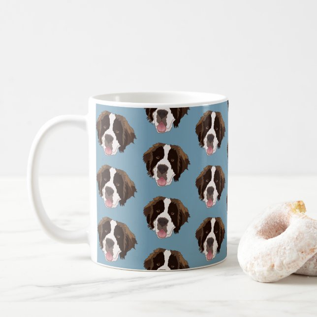 Mug Saint Bernard (Avec donut)
