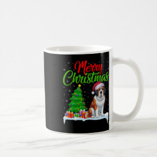 Mug Saint Bernard Chien Feux de Noël Lumières Fantasti
