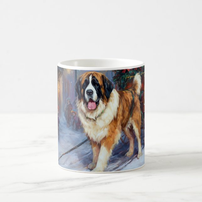 Mug Saint Bernard Christmas Festive (Centre)