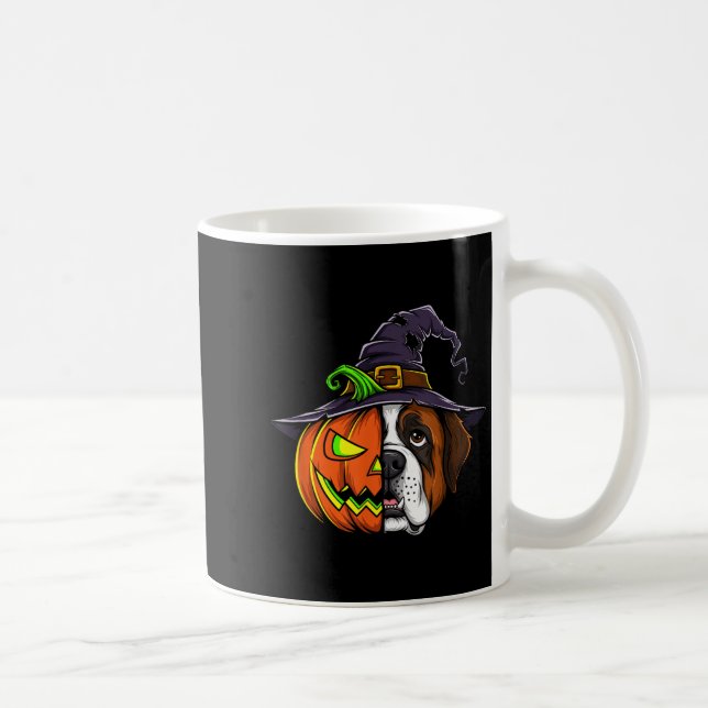 Mug Saint Bernard Citrouille Jack O Lantern Halloween  (Droite)