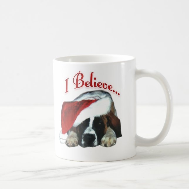 Mug Saint Bernard I Believe (Droite)