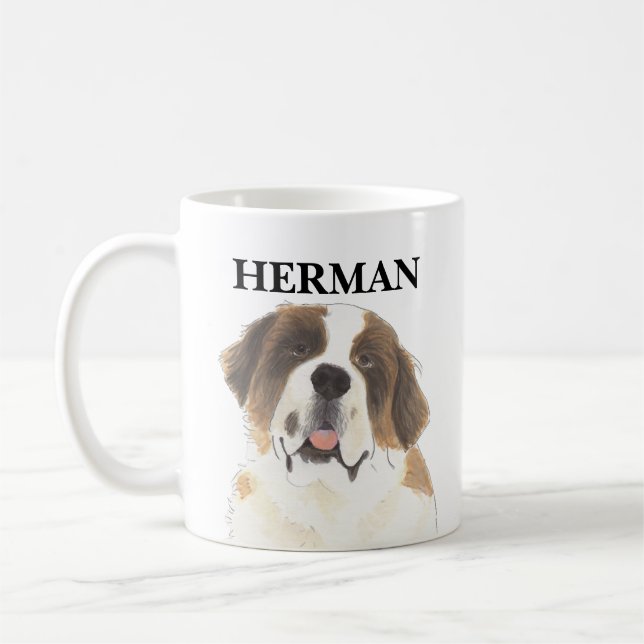 Mug Saint Bernard personnalisé (Gauche)