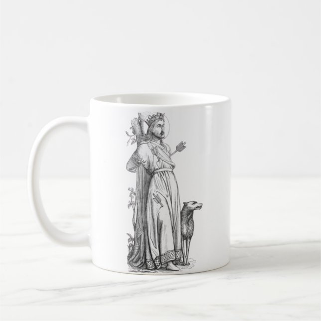 Mug Saint Edmund le Martyr Roi des Angles de l'Est (Gauche)