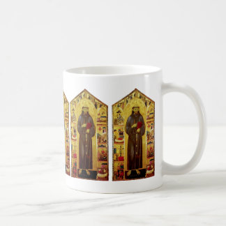 Mug Saint Francis d'iconographie médiévale d'Assisi
