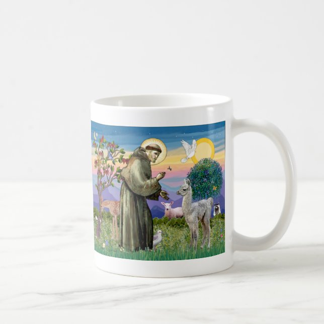 Mug Saint François et bébé lama (Droite)