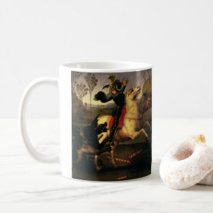 Mug Saint George combattre le dragon par Raphael Sanzi